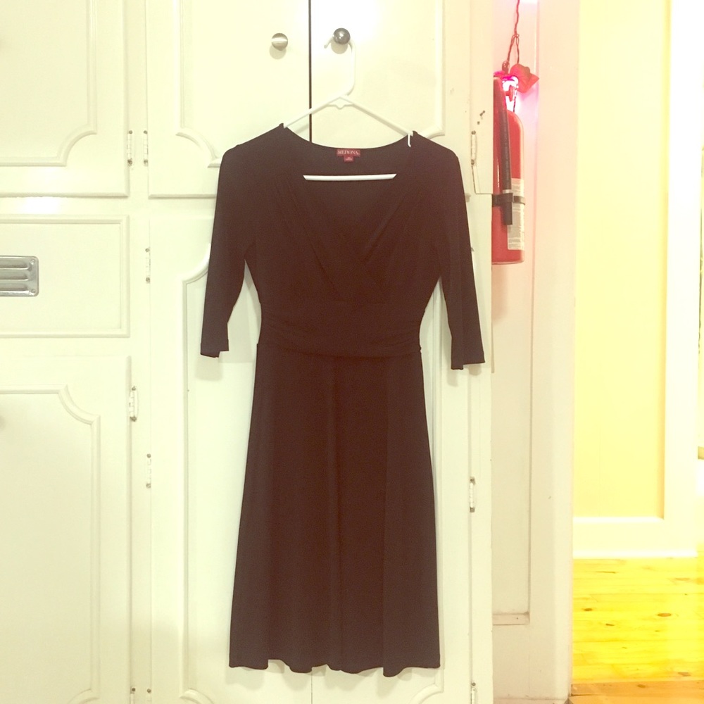 Merona Black Wrap Dress